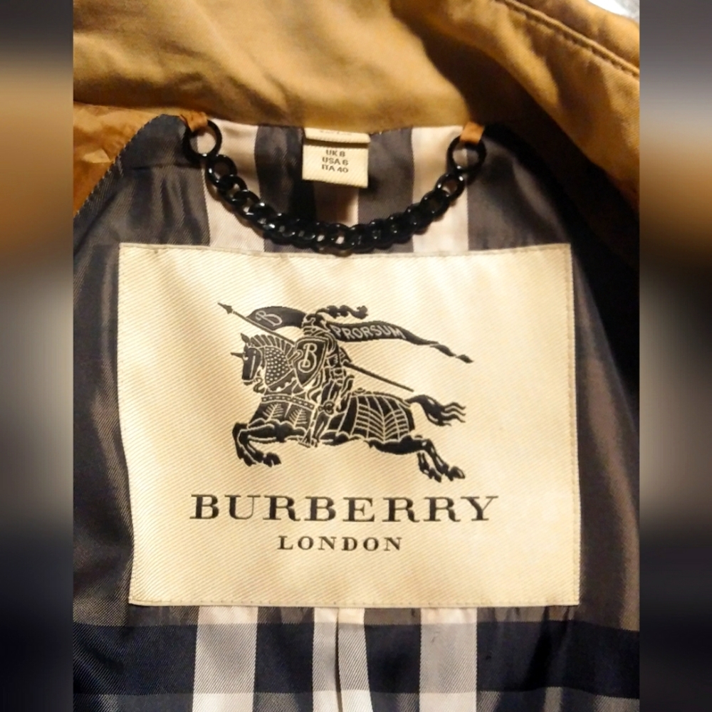 Burberry EKD mid length car coat